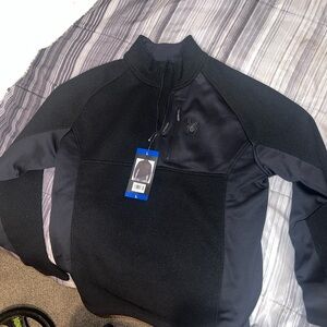 Spyder Black Quarter-Zip Pullover